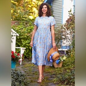 April Cornell Floral Petra Sunday Dress - Size XL
